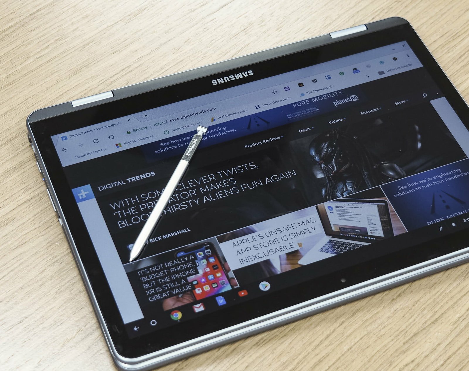 samsung chromebook plus pen