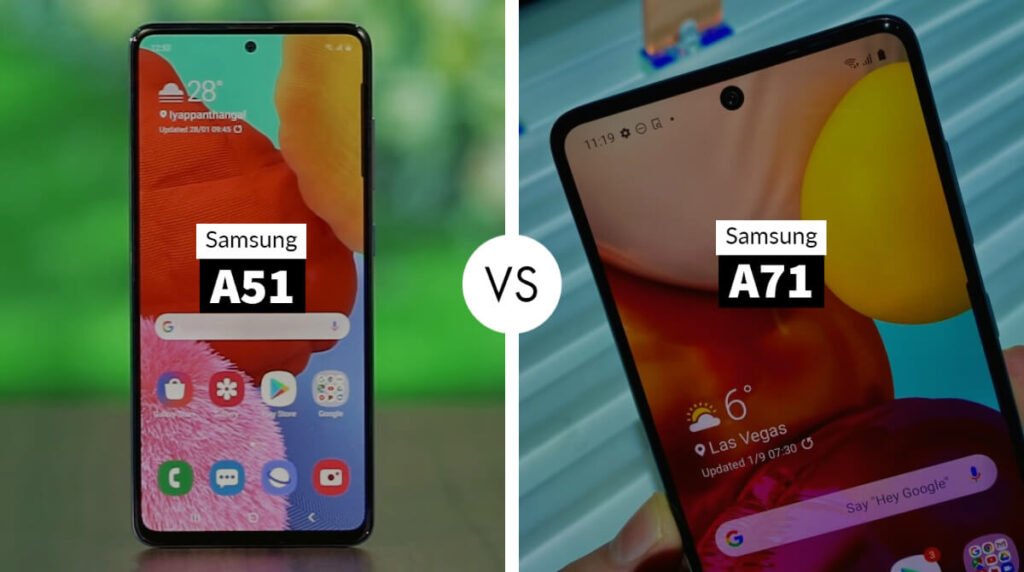 galaxy a51vs a71