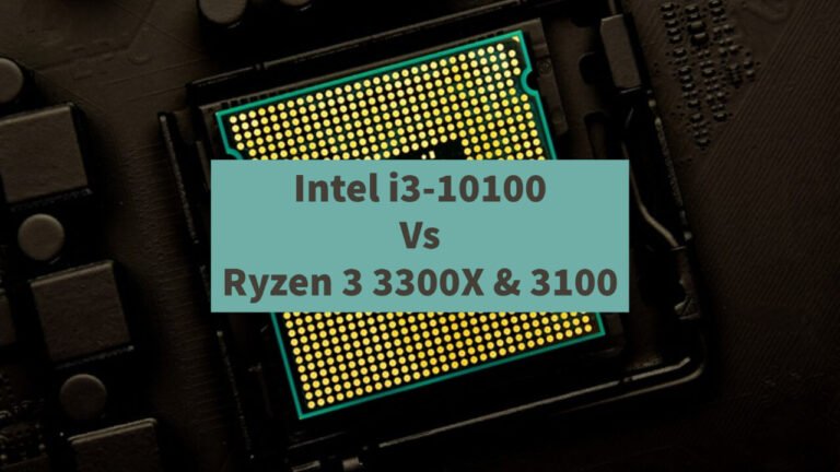 Ryzen 3 Intel I3 