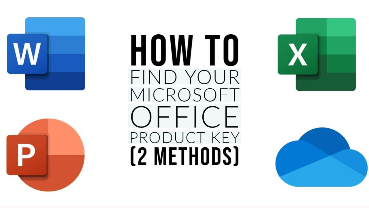 how to find your office product key