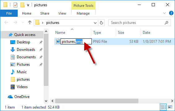 Change File Extension For One Or Multiple Files In Windows 10