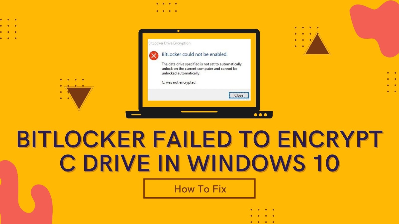 Bitlocker Failed To Encrypt C Drive In Windows How To Fix Hot Sex Picture